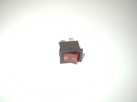 Small Rocker Switch (Dual Pole) (DPST) (6A/250VAC - 10A/125VAC) (Item #009) (Replacement Switch For Item #004 Above) $2.45